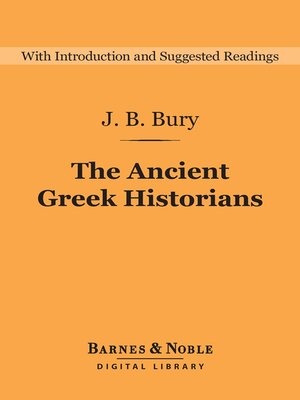 cover image of The Ancient Greek Historians